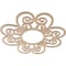 Ekena Millwork Cohen Wood Fretwork Pierced Ceiling Medallion, Alder, 26"OD x 8 7/8"ID x 1/4"T CMWP26X26X0250COAL - alternate 3